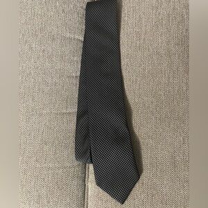 Elegant Black Microcheck Men's Tie -